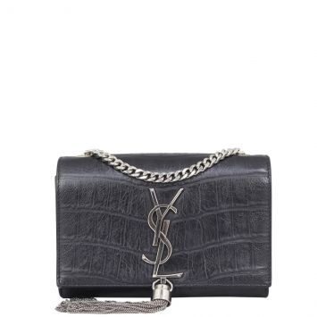 Saint Laurent Kate Tassel Chain Bag Small Front with strap