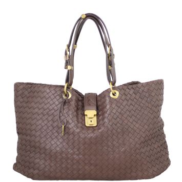 Bottega Veneta Intrecciato Capri Tote Front
