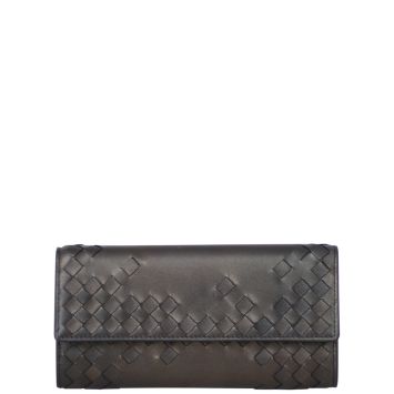 Bottega Veneta Intrecciato Continental Wallet Front
