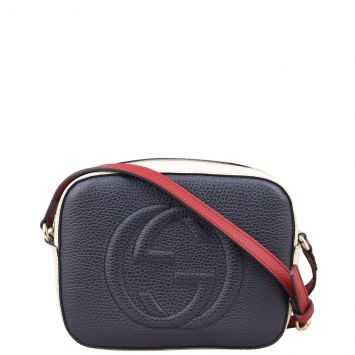 Gucci Soho Leather Shoulder Bag Tri-colour Front
