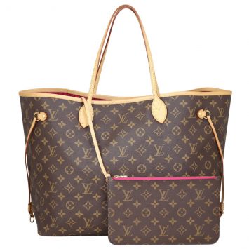 Louis Vuitton Neverfull GM Monogram Front with components