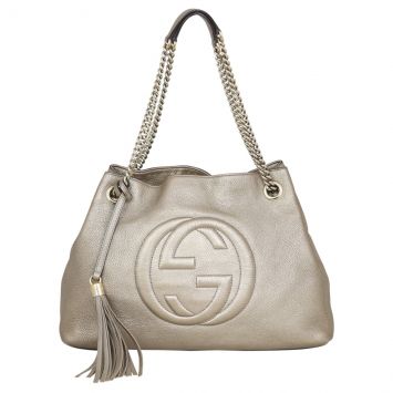 Gucci Soho Chain Shoulder Bag Medium Front