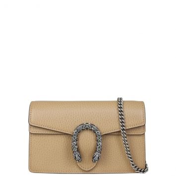 Gucci Dionysus Super Mini Chain Bag Front with Strap