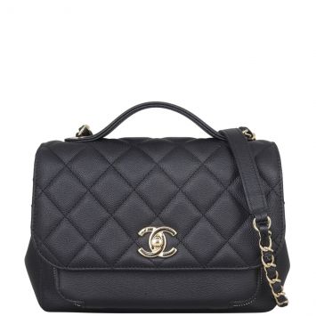 Chanel Business Affinity Flap Bag Front with Strap