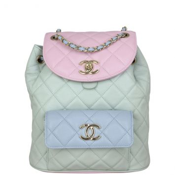 Chanel Duma Drawstring Backpack Front