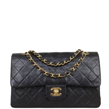 Chanel Classic Double Flap Medium (vintage) Front with Strap
