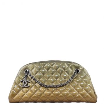 Chanel Just Mademoiselle Bowler Bag Front with Strap