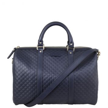 Gucci Microguccissima Boston Bag Medium Front with Strap