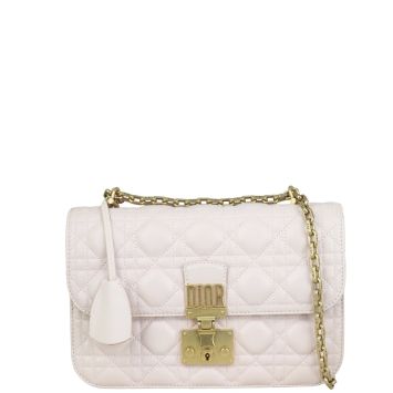 Dior Dioraddict Medium Flap Bag Front with Strap
