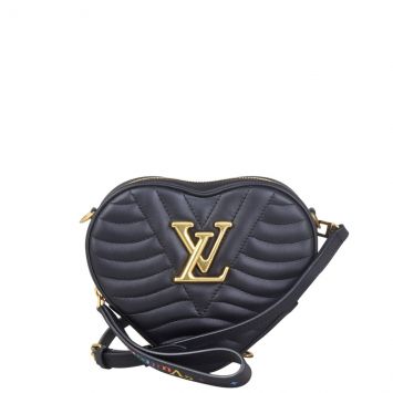 Louis Vuitton New Wave Heart Shoulder Bag Front with Strap