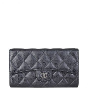 Chanel Classic Flap Long Wallet Front
