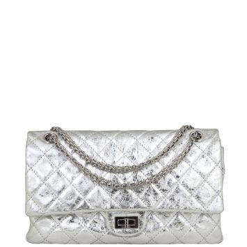 Chanel 2.55 Reissue 226 Double Flap Bag Front with Strap