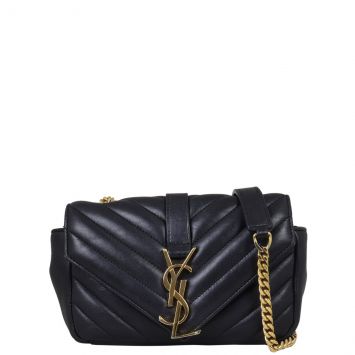 Saint Laurent Classic Monogram Baby Chain Bag Front with Strap