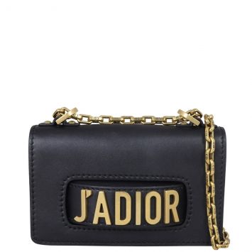 Dior D’Adior Chain Flap Bag Crossbody Front with Strap