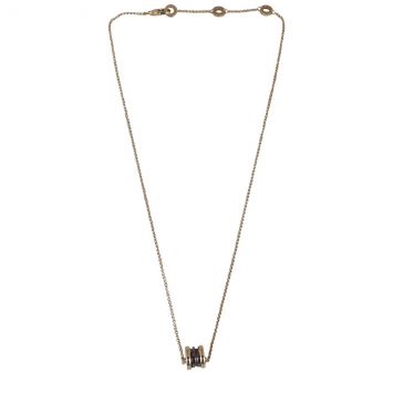 Bvlgari B.Zero.1 18k Rose Gold Cermet Necklace