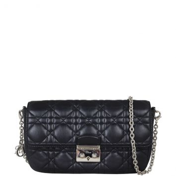 Dior Miss Dior Promenade Pouch Front Showing Chain