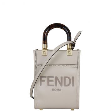 Fendi Mini Sunshine Shopper Front With Strap