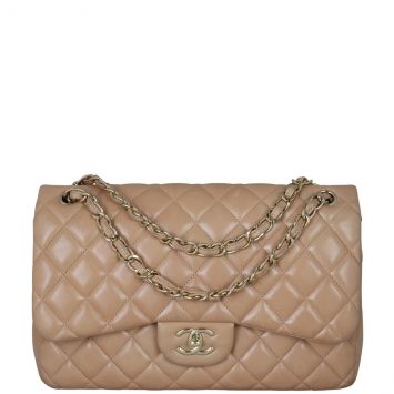 Chanel Classic Double Flap Jumbo Front With Chain