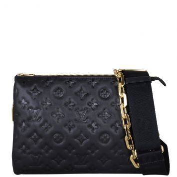 Louis Vuitton Coussin PM Monogram Embossed Lambskin Front With Strap
