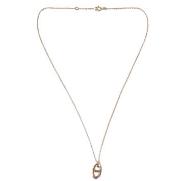 Hermes Farandole Pendant 18k Rose Gold Necklace 