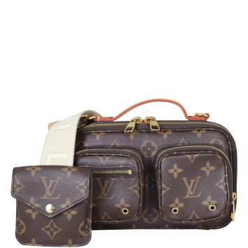 Louis Vuitton Utility Crossbody Monogram Front With Pouch