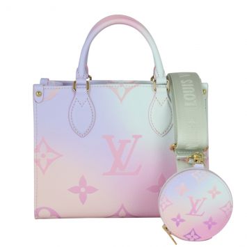 Louis Vuitton OnTheGo PM Monogram Spring In The City Front With Strap