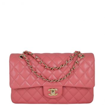 Chanel Classic Double Flap Medium Front With Chain