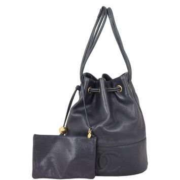 Chanel CC Drawstring Bucket Bag