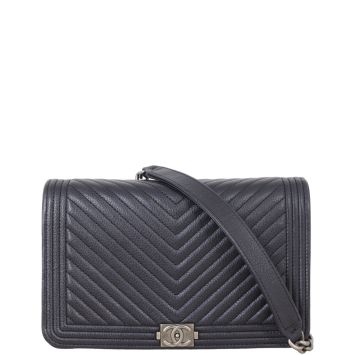 Chanel Boy Wallet on Chain Chevron