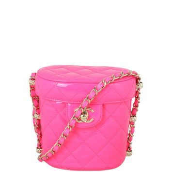 Chanel CC Quilted Vani-Tea Case Patent