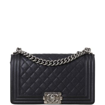 Pre owned chanel boy bag on sale