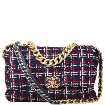 Chanel 19 Tweed Flap Bag Medium