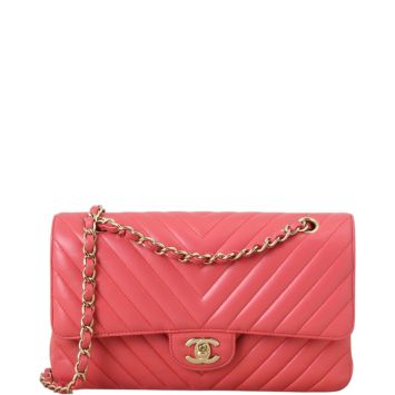 Chanel Classic Double Flap Medium Chevron