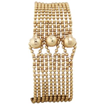 Cartier Draperie De Decollete 18k Yellow Gold Bracelet