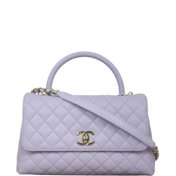 Chanel Coco Top Handle Flap Bag Medium