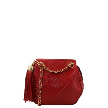 Chanel Vintage CC Tassel Hexagon Bag