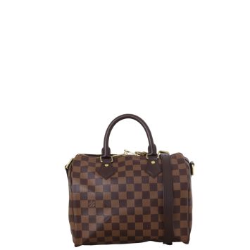 Louis Vuitton Speedy 25 Bandouliere Damier Ebene