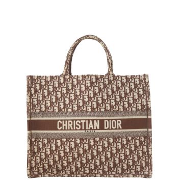 Dior Book Tote Large Oblique