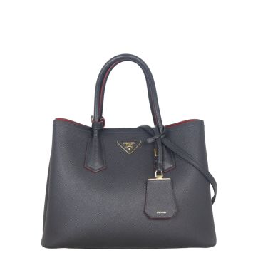 Prada Saffiano Cuir Double Bag Medium
