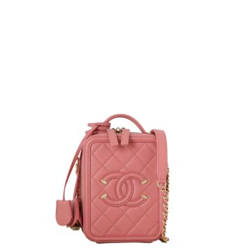 Chanel CC Filigree North-South Vanity Case
