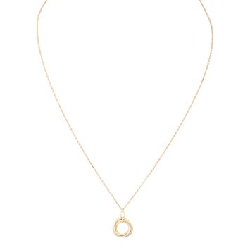 Cartier Trinity Diamond 18k Yellow, White & Rose Gold Necklace