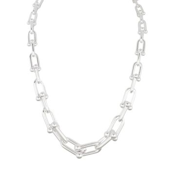 Tiffany & Co HardWear Graduated Link Sterling Silver Necklace