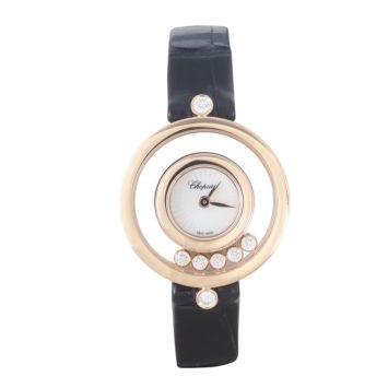 Chopard Happy Diamonds Icons 18k Rose Gold Watch