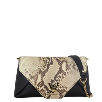 Louis Vuitton Love Note Chain Clutch Python