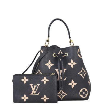 Louis Vuitton NeoNoe MM Monogram Empreinte Giant Bicolour