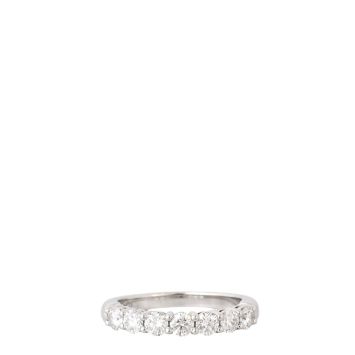 Tiffany & Co Forever Half Circle Diamond Platinum 3mm Ring