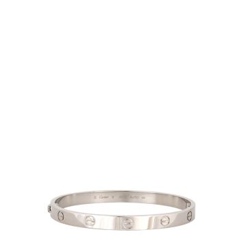 Cartier Classic Love Bracelet 18k White Gold