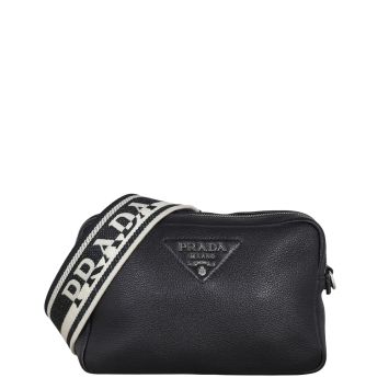 Prada Vitello Daino Double Zip Camera Bag