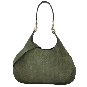 Gucci Microguccissima B Medium Hobo Suede