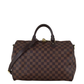 Louis Vuitton Speedy 35 Bandouliere Damier Ebene